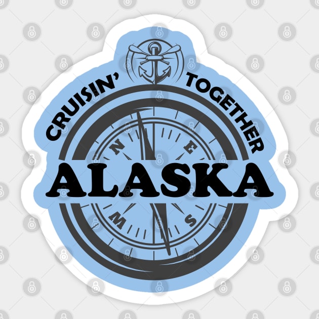 CRUISIN TOGETHER - ALASKA Sticker by nurkaymazdesing